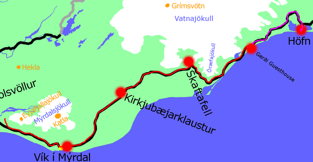 Hamragarðar - Höfn